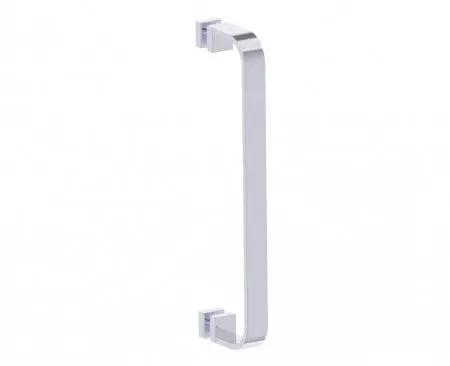 polished chrome door handle