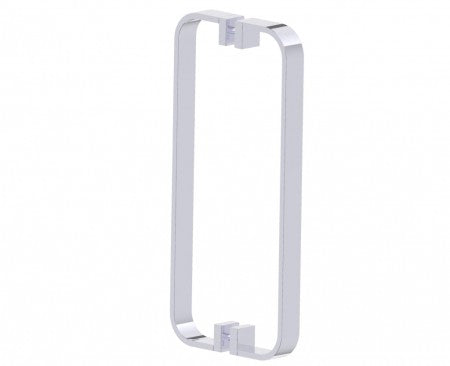 polished chrome door handle