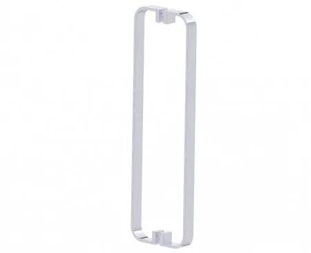 polished chrome door handle
