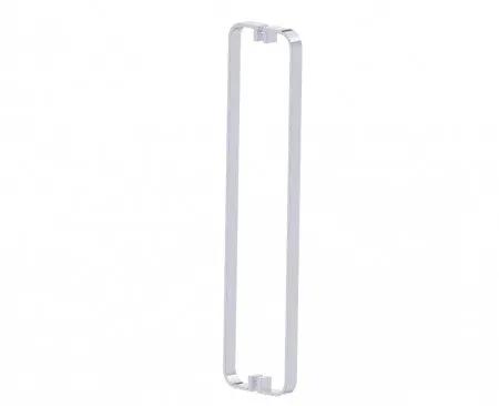 polished chrome door handle