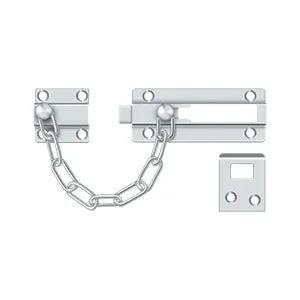 polished chrome door guard