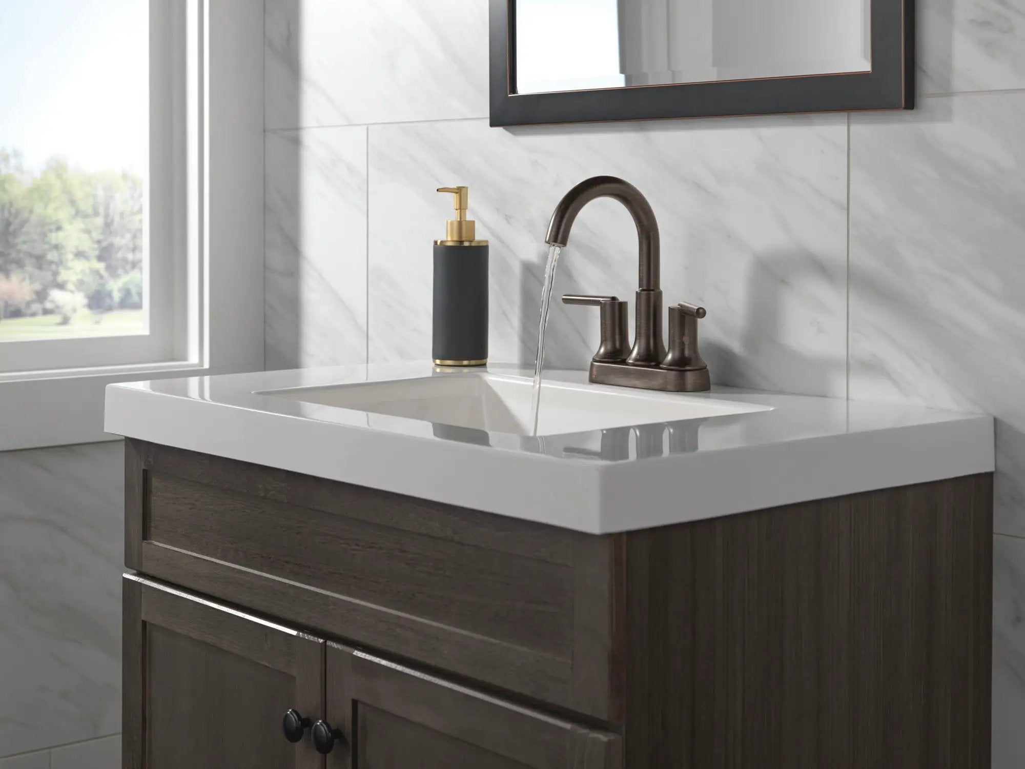 venetian bronze bathroom faucet