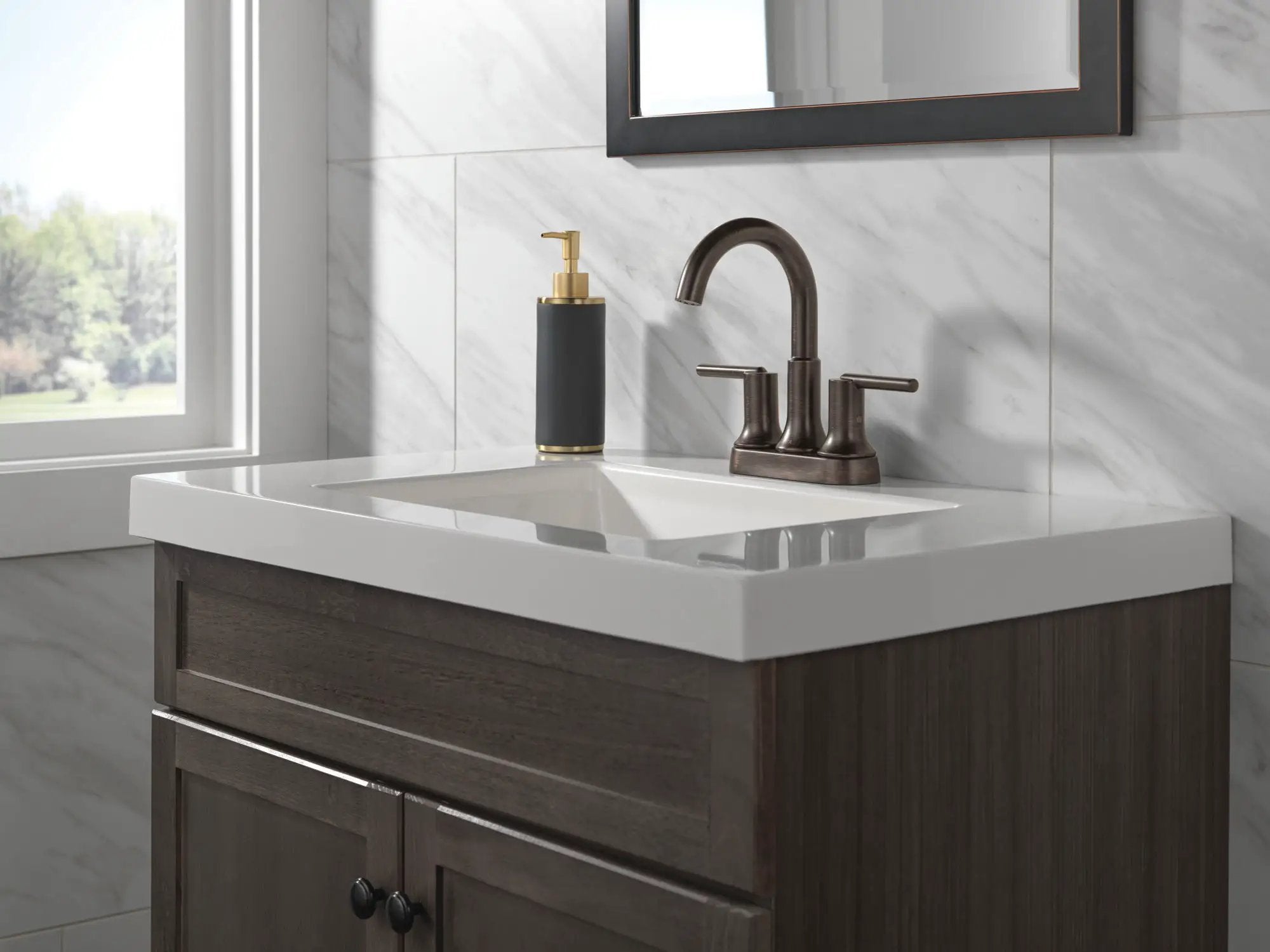 venetian bronze bathroom faucet