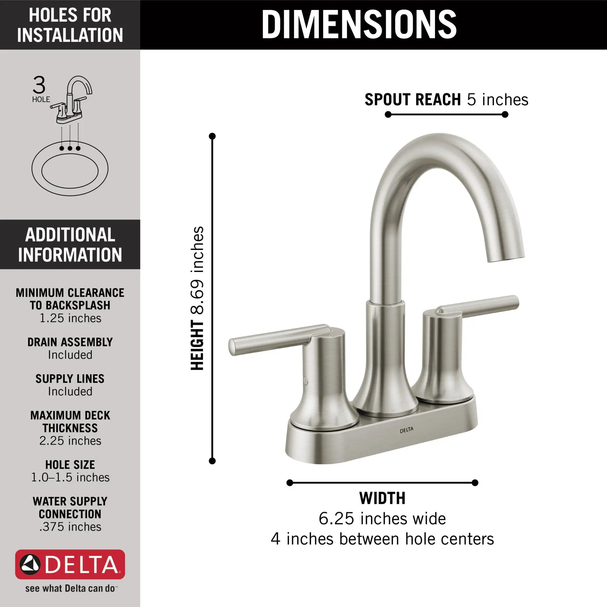 stainless bathroom faucet
