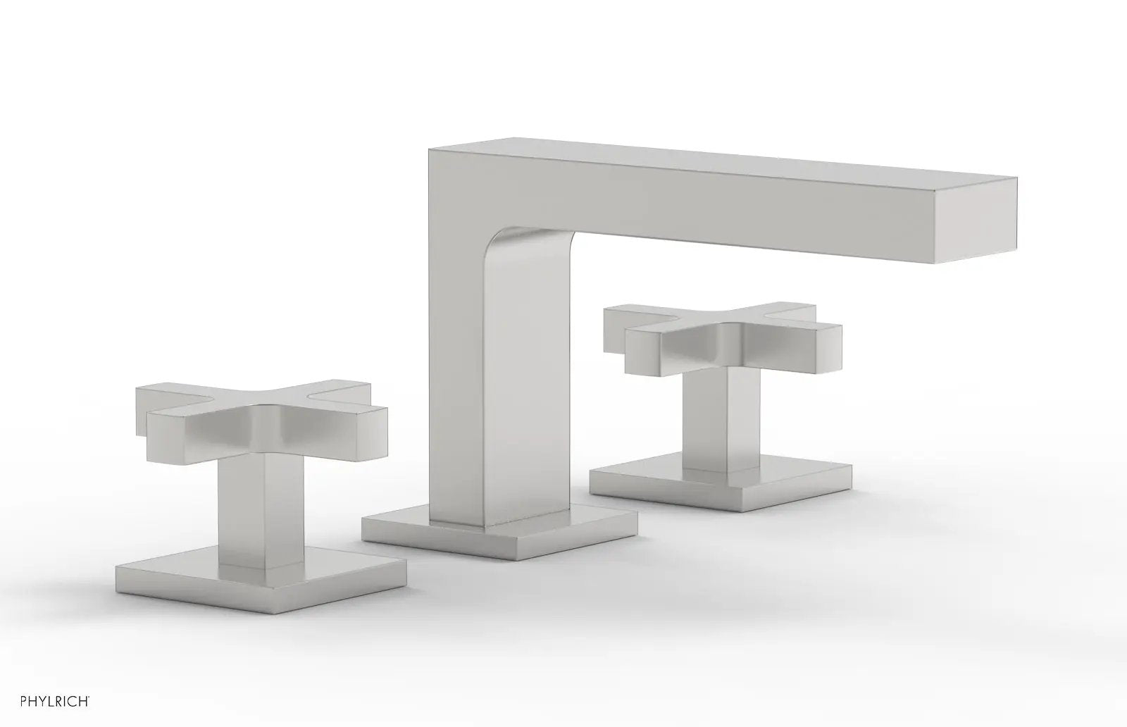 Phylrich CROI Widespread Faucet - Low Spout Cross Handles by Phylrich
