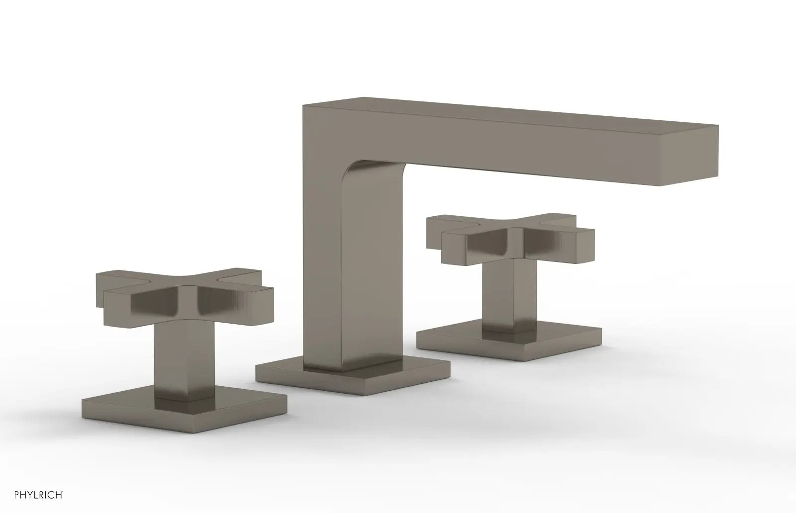 Phylrich CROI Widespread Faucet - Low Spout Cross Handles by Phylrich