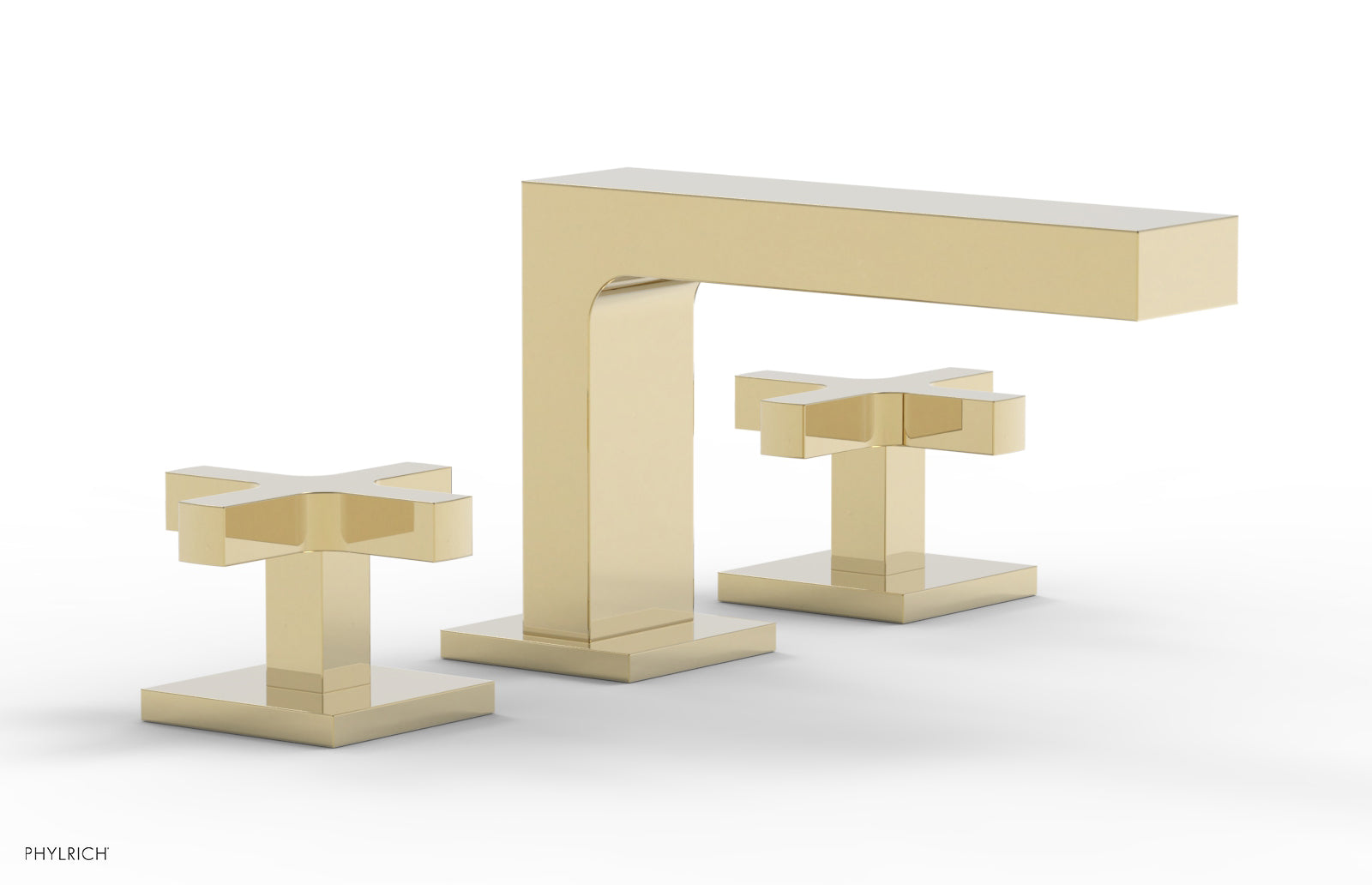 Phylrich CROI Widespread Faucet - Low Spout Cross Handles