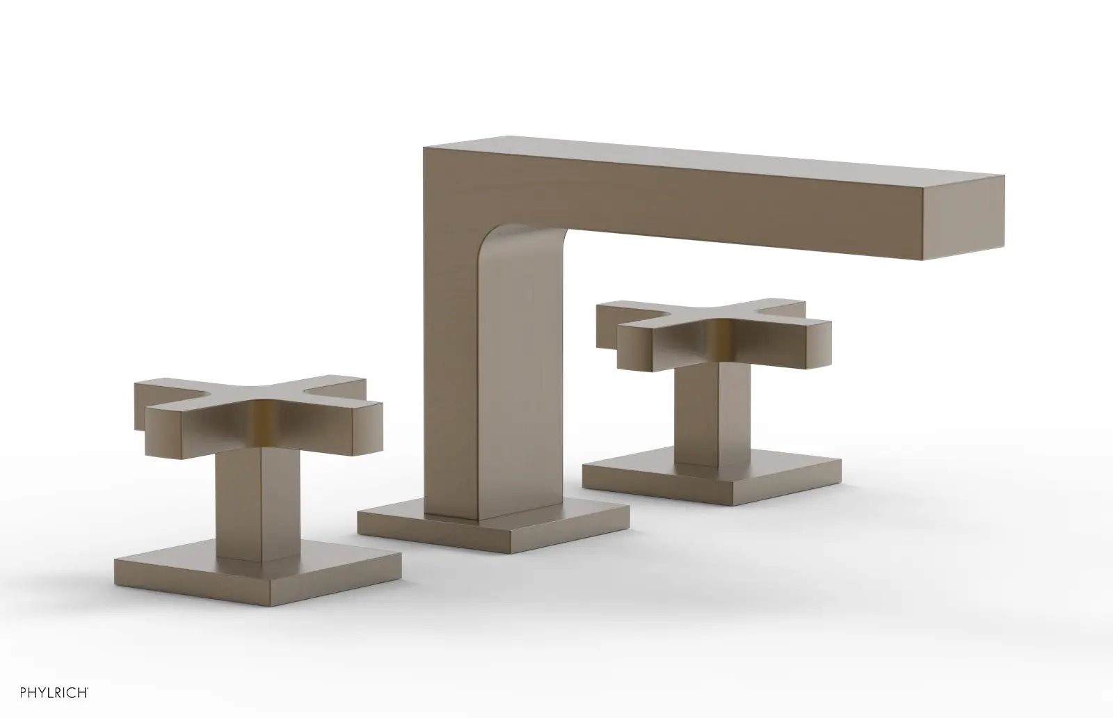 Phylrich CROI Widespread Faucet - Low Spout Cross Handles by Phylrich