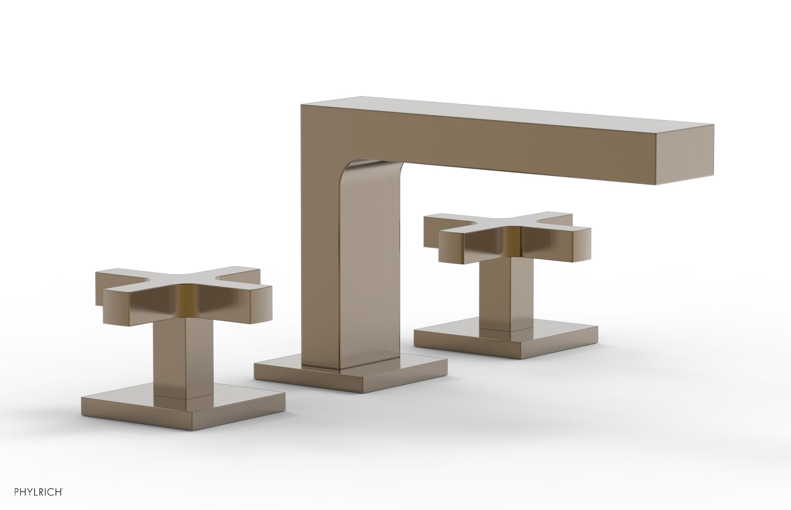 Phylrich CROI Widespread Faucet - Low Spout Cross Handles