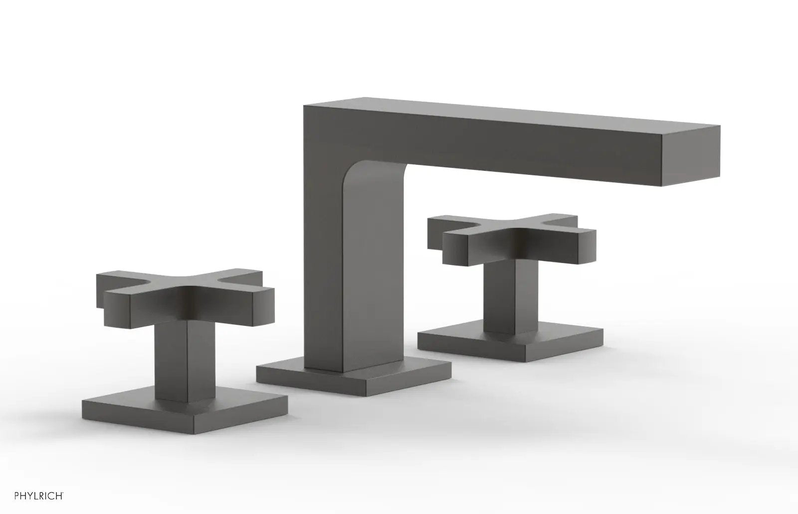 Phylrich CROI Widespread Faucet - Low Spout Cross Handles by Phylrich