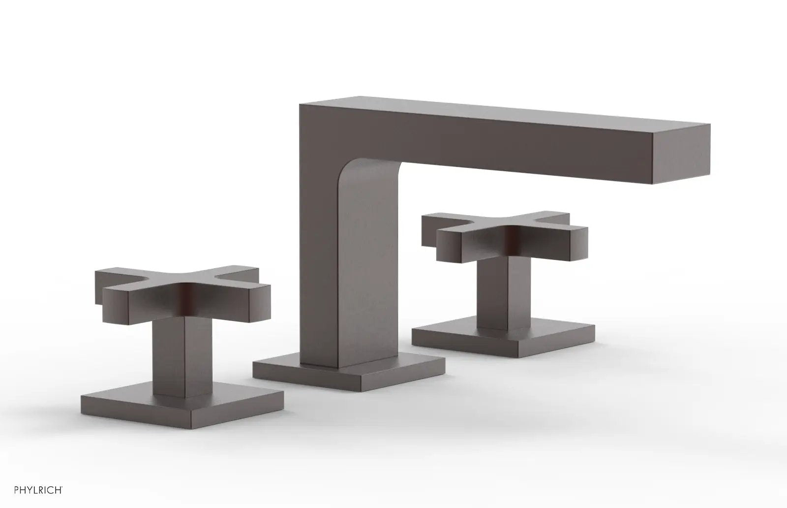 Phylrich CROI Widespread Faucet - Low Spout Cross Handles by Phylrich