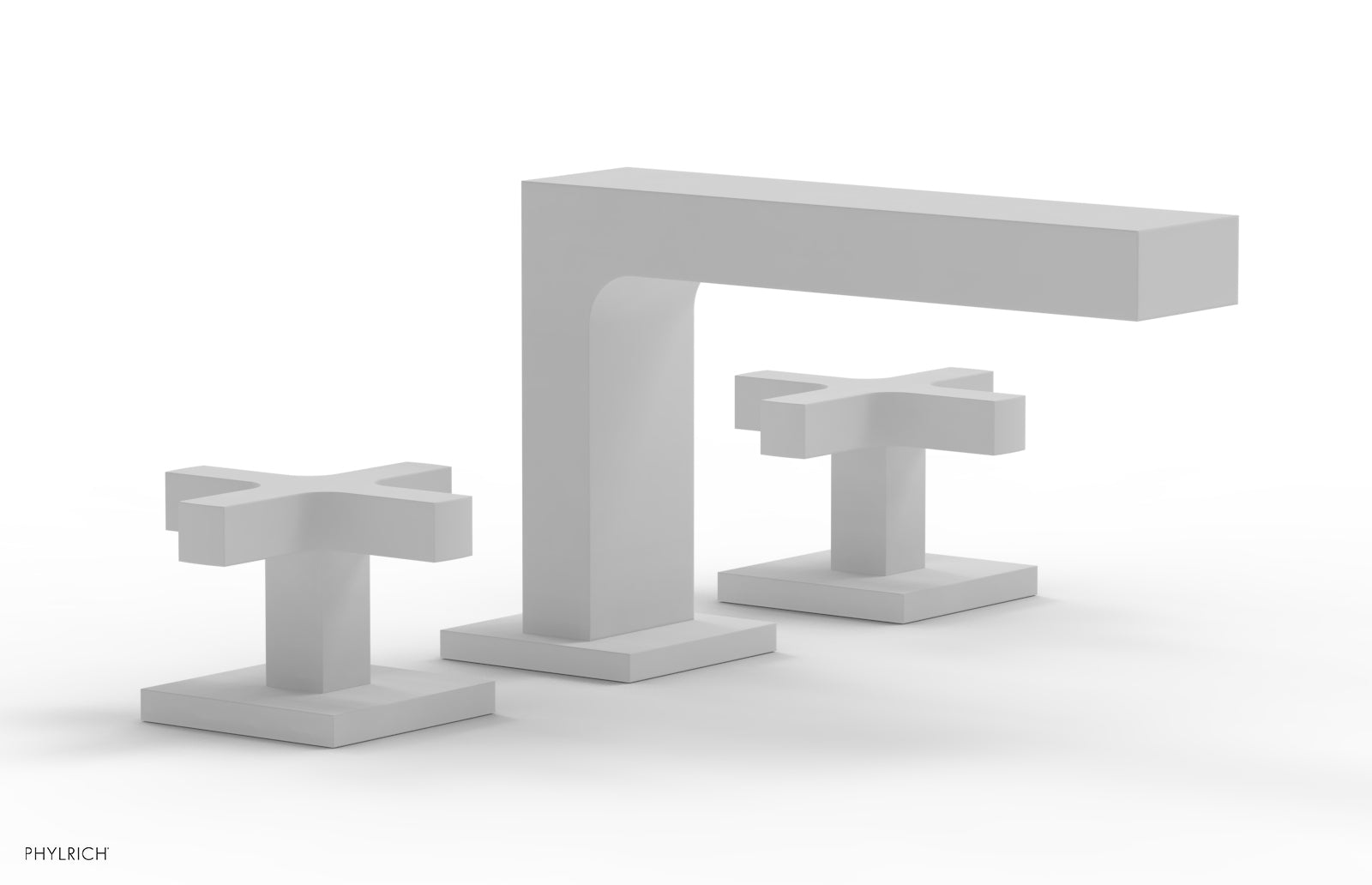 Phylrich CROI Widespread Faucet - Low Spout Cross Handles