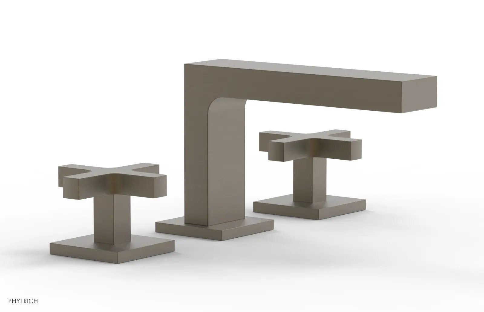 Phylrich CROI Widespread Faucet - Low Spout Cross Handles by Phylrich