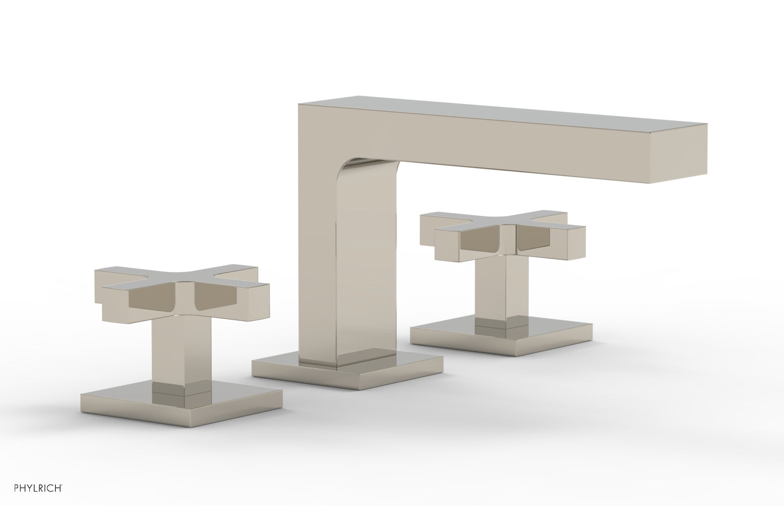 Phylrich CROI Widespread Faucet - Low Spout Cross Handles