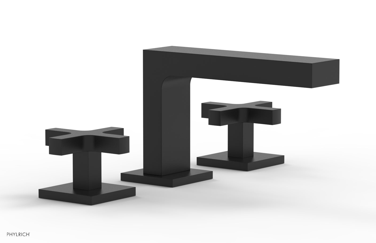 Phylrich CROI Widespread Faucet - Low Spout Cross Handles