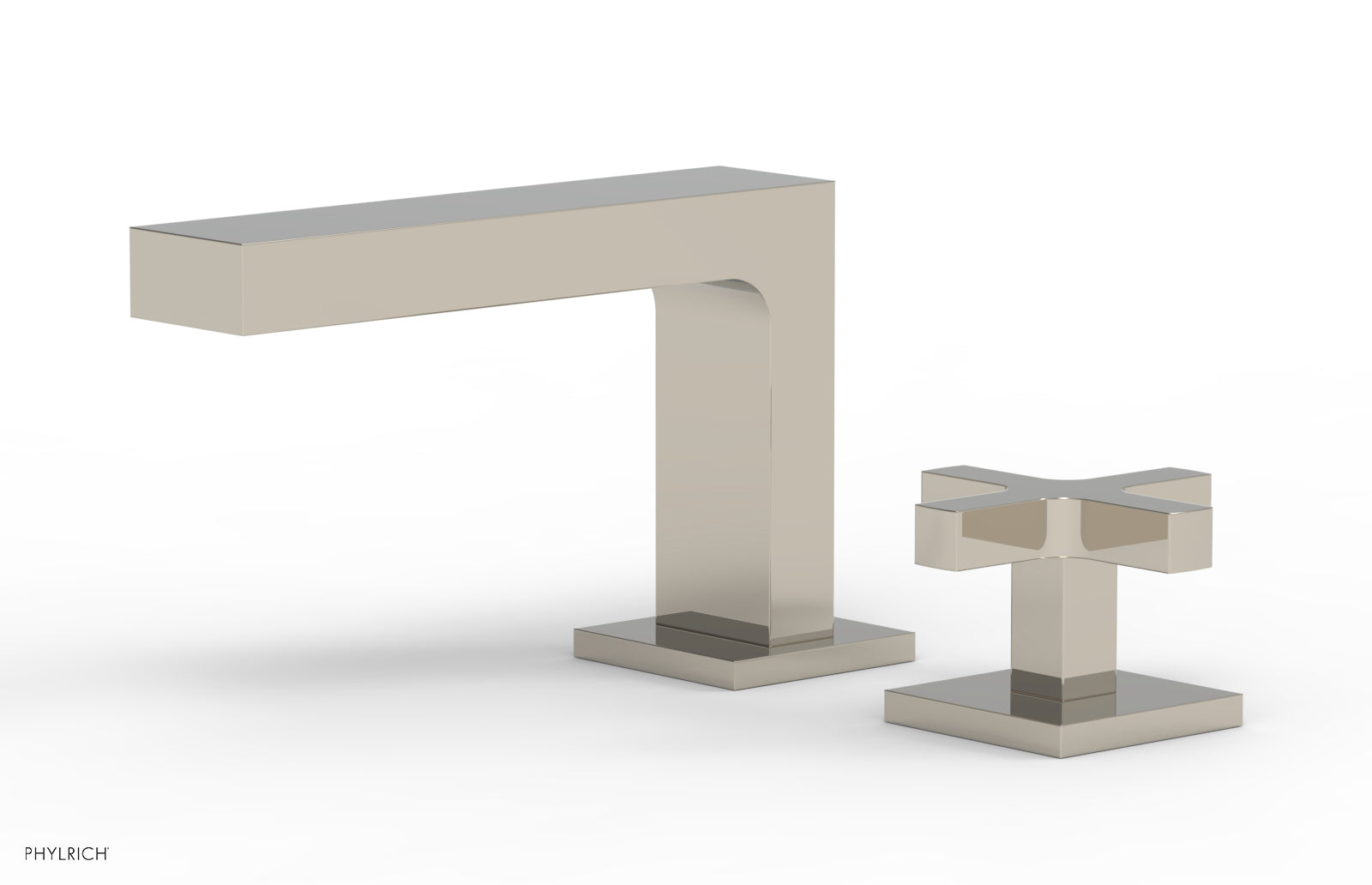 Phylrich CROI Single Cross Handle Faucet - Low Spout