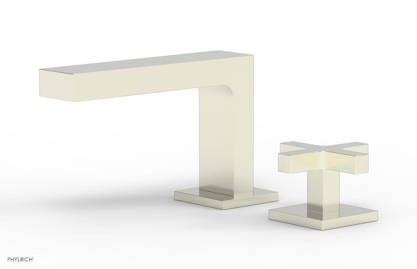 Phylrich CROI Single Cross Handle Faucet - Low Spout