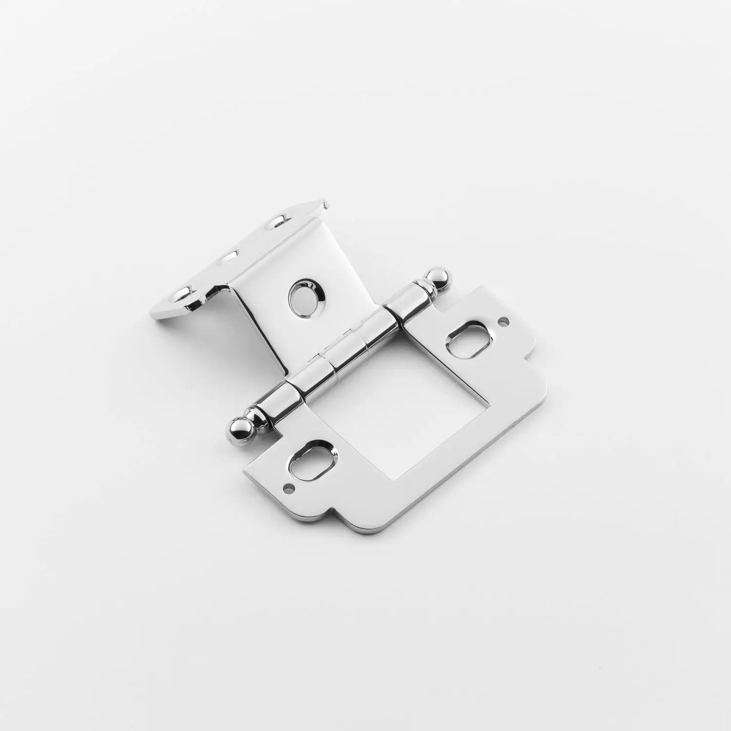 polished chrome hinge