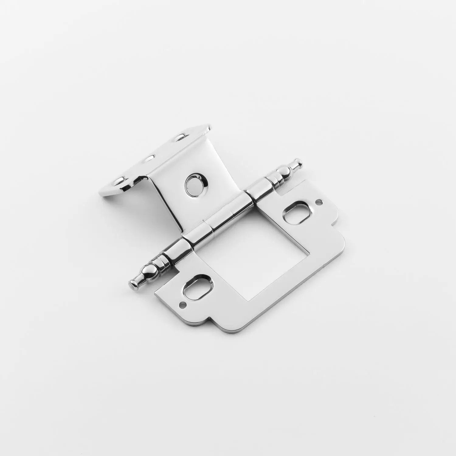 polished chrome hinge