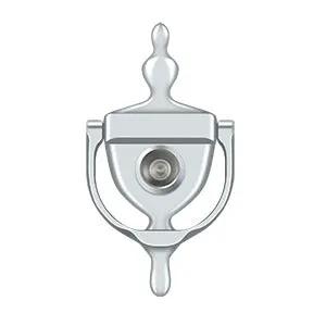polished chrome door knocker