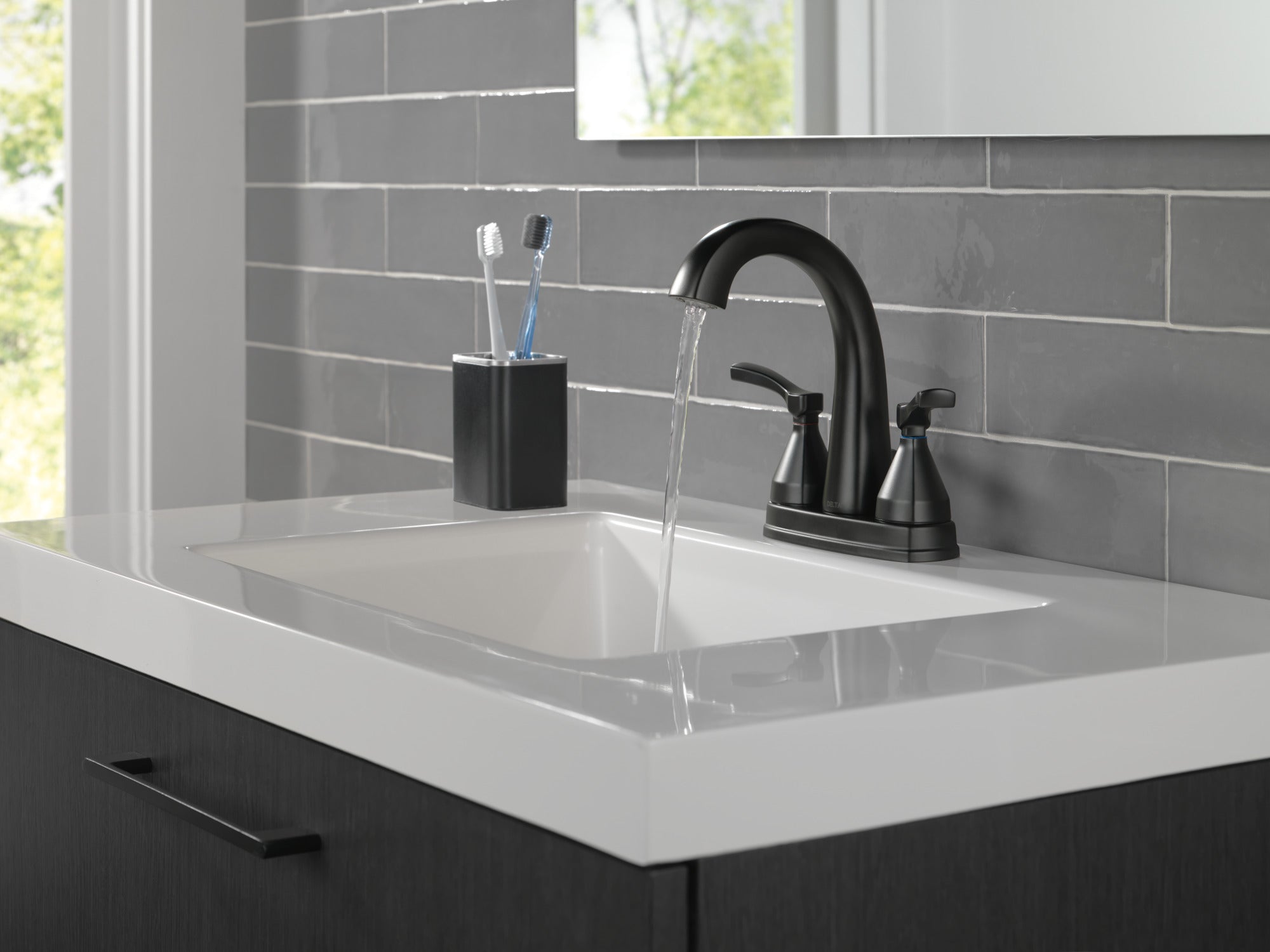 matte black bathroom faucet