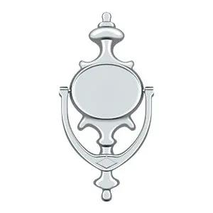 polished chrome door knocker
