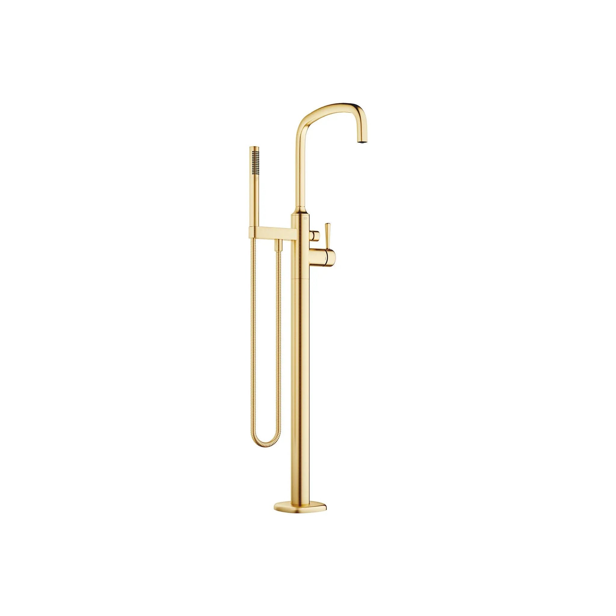 Dornbracht COYA Single-Lever Tub Mixer with Stand Pipe for Freestanding Installation with Hand Shower Set by Dornbracht