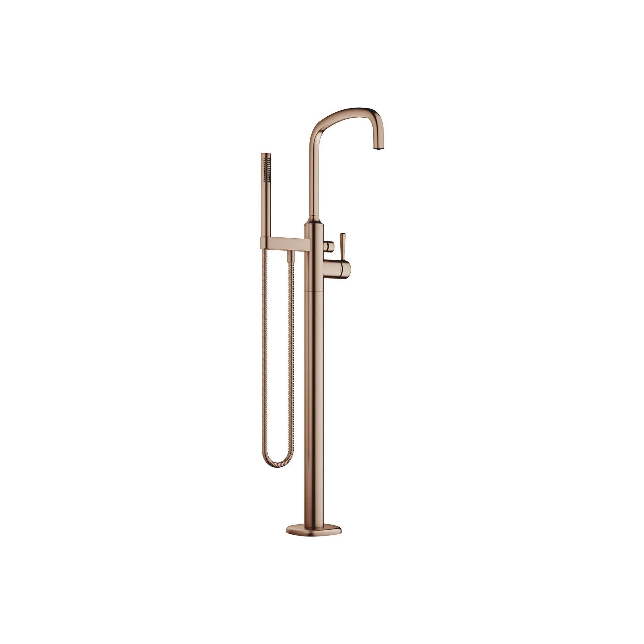 Dornbracht COYA Single-Lever Tub Mixer with Stand Pipe for Freestanding Installation with Hand Shower Set by Dornbracht
