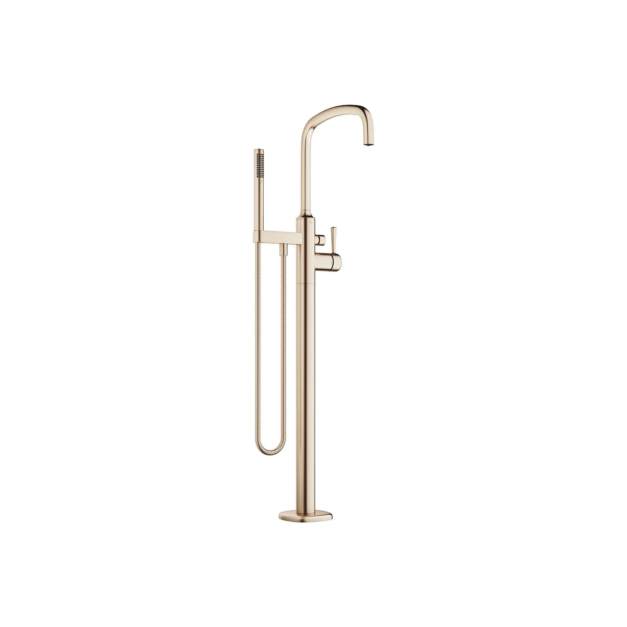 Dornbracht COYA Single-Lever Tub Mixer with Stand Pipe for Freestanding Installation with Hand Shower Set by Dornbracht