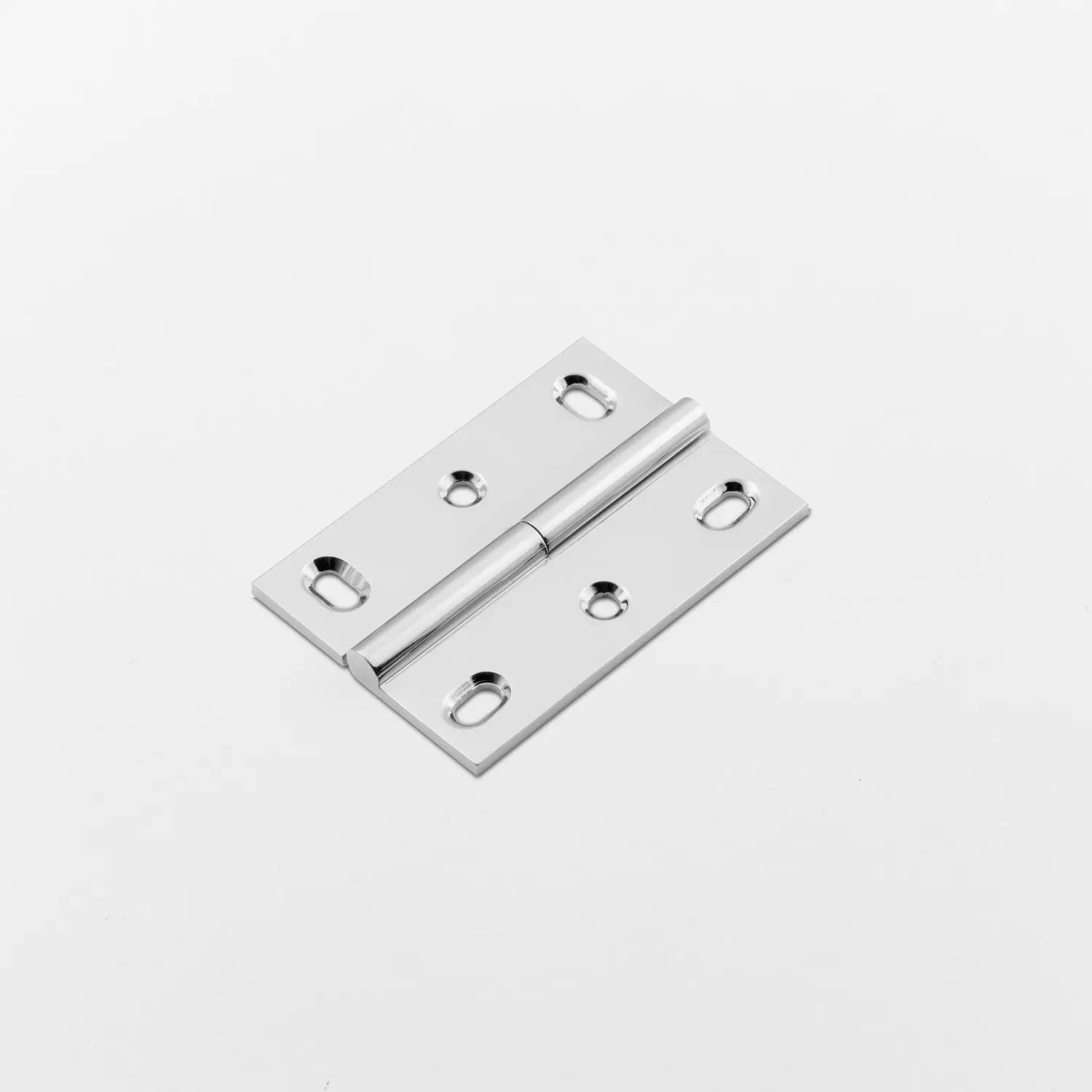 polished chrome hinge