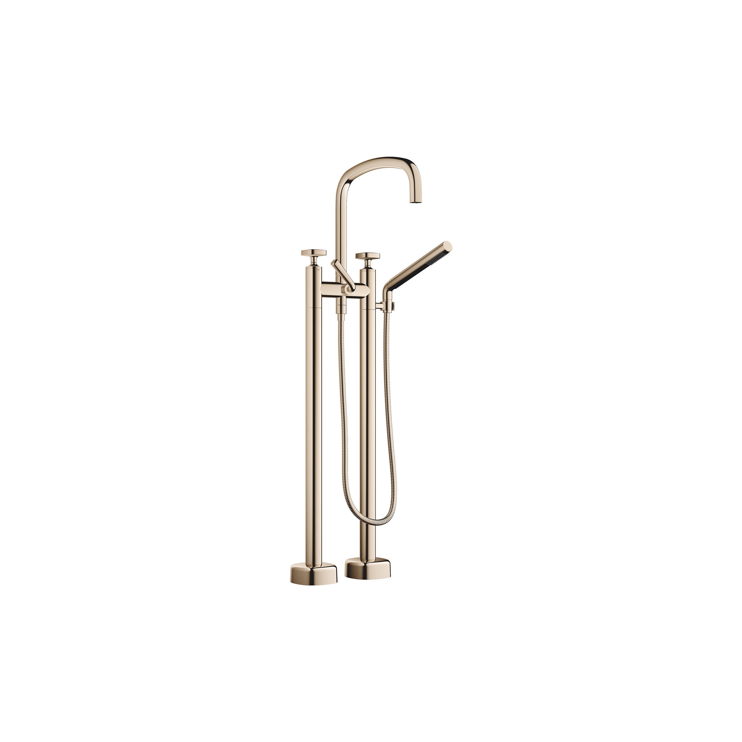 Dornbracht COYA Two-Hole Tub Mixer for Freestanding Installation with Hand Shower Set