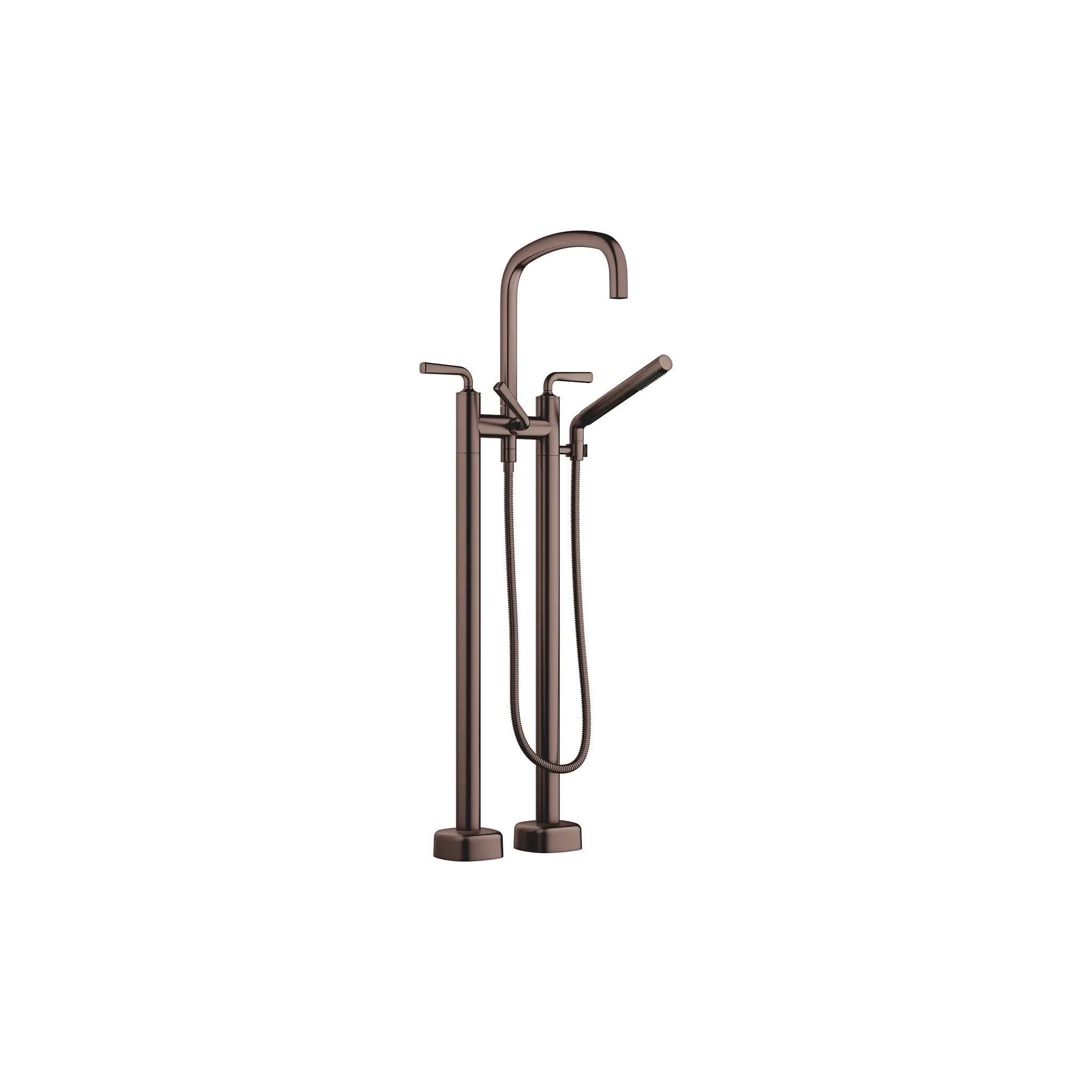 Dornbracht COYA Two-Hole Tub Mixer for Freestanding Installation with Hand Shower Set by Dornbracht