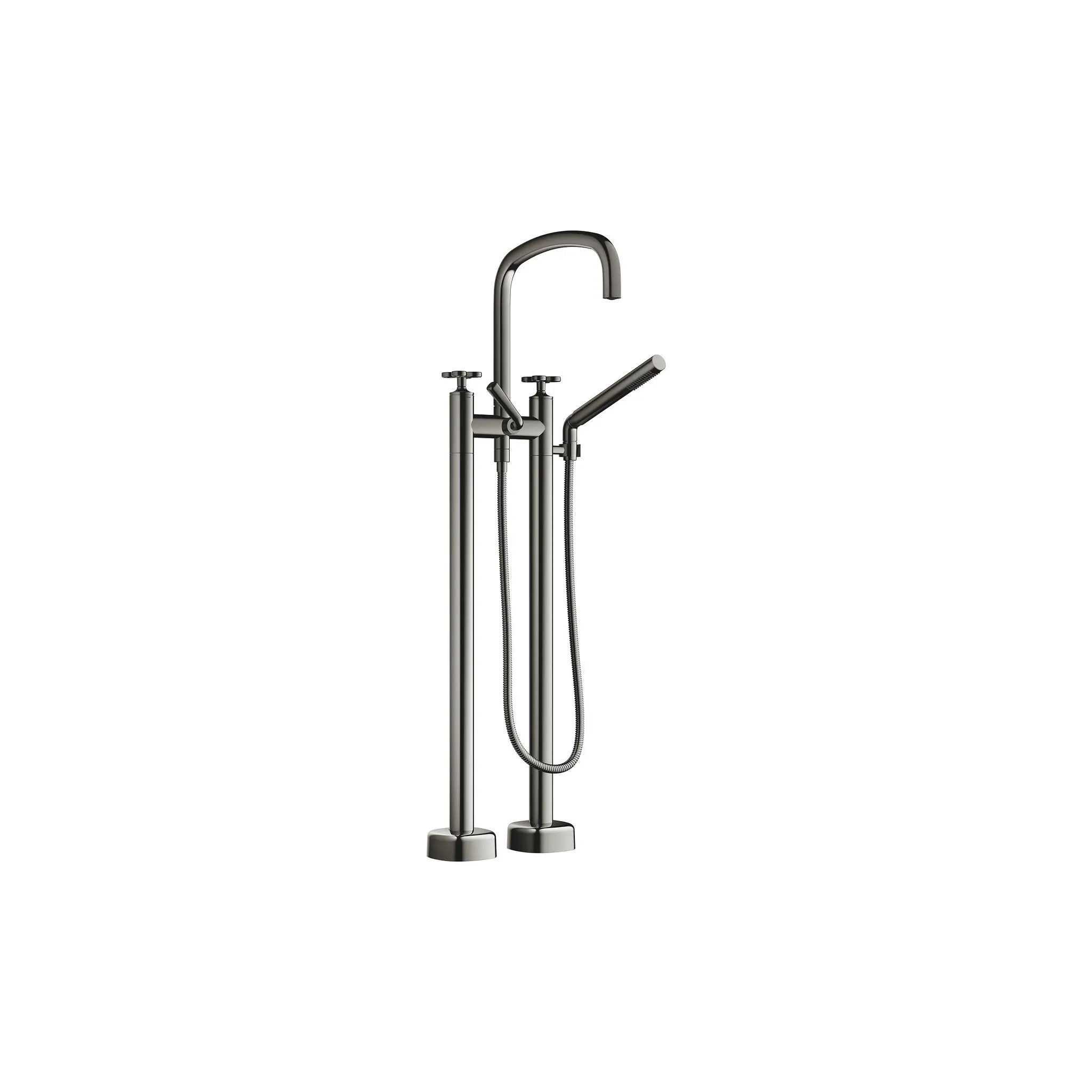 Dornbracht COYA Two-Hole Tub Mixer for Freestanding Installation with Hand Shower Set by Dornbracht