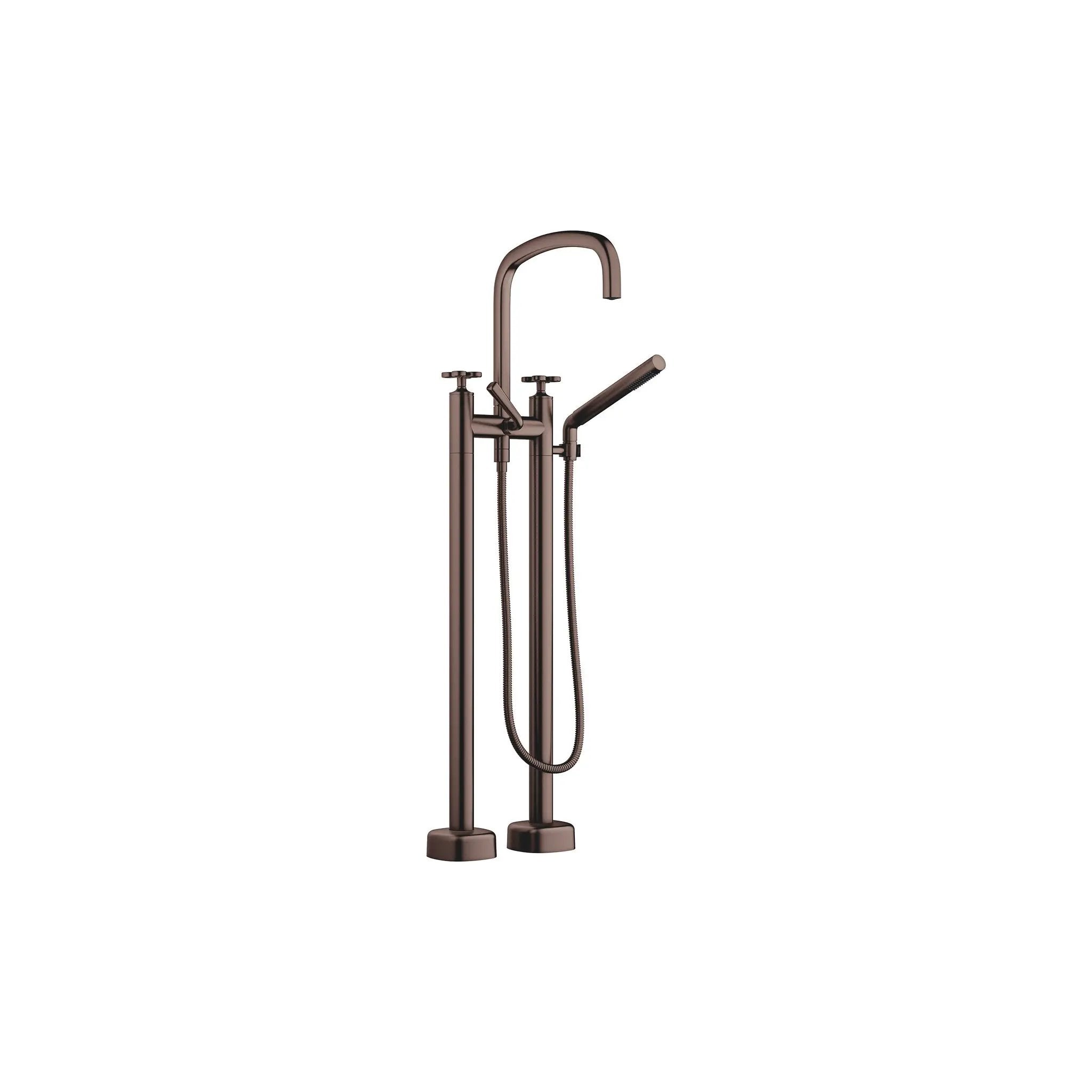 Dornbracht COYA Two-Hole Tub Mixer for Freestanding Installation with Hand Shower Set by Dornbracht