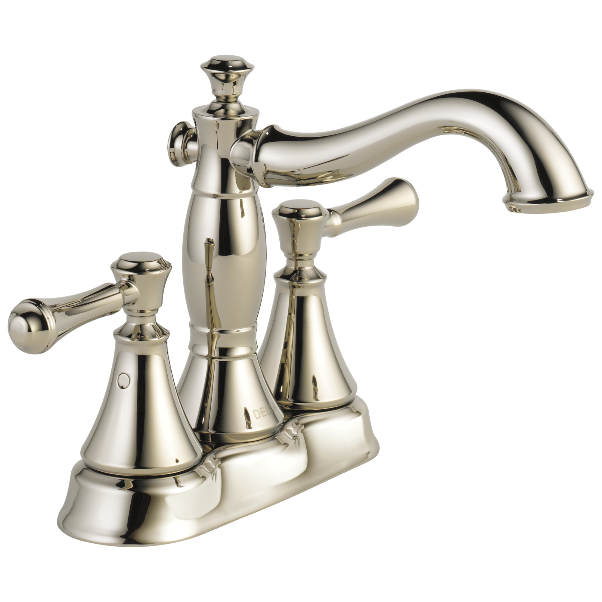 Delta Cassidy Two Handle Centerset Bathroom Faucet - Metal Pop-Up by Delta