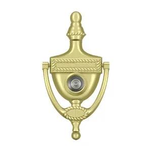 Deltana Victorian Rope Door Knocker and Viewer by Deltana