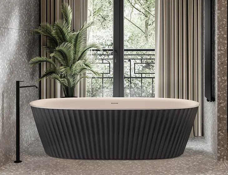 white bathtub