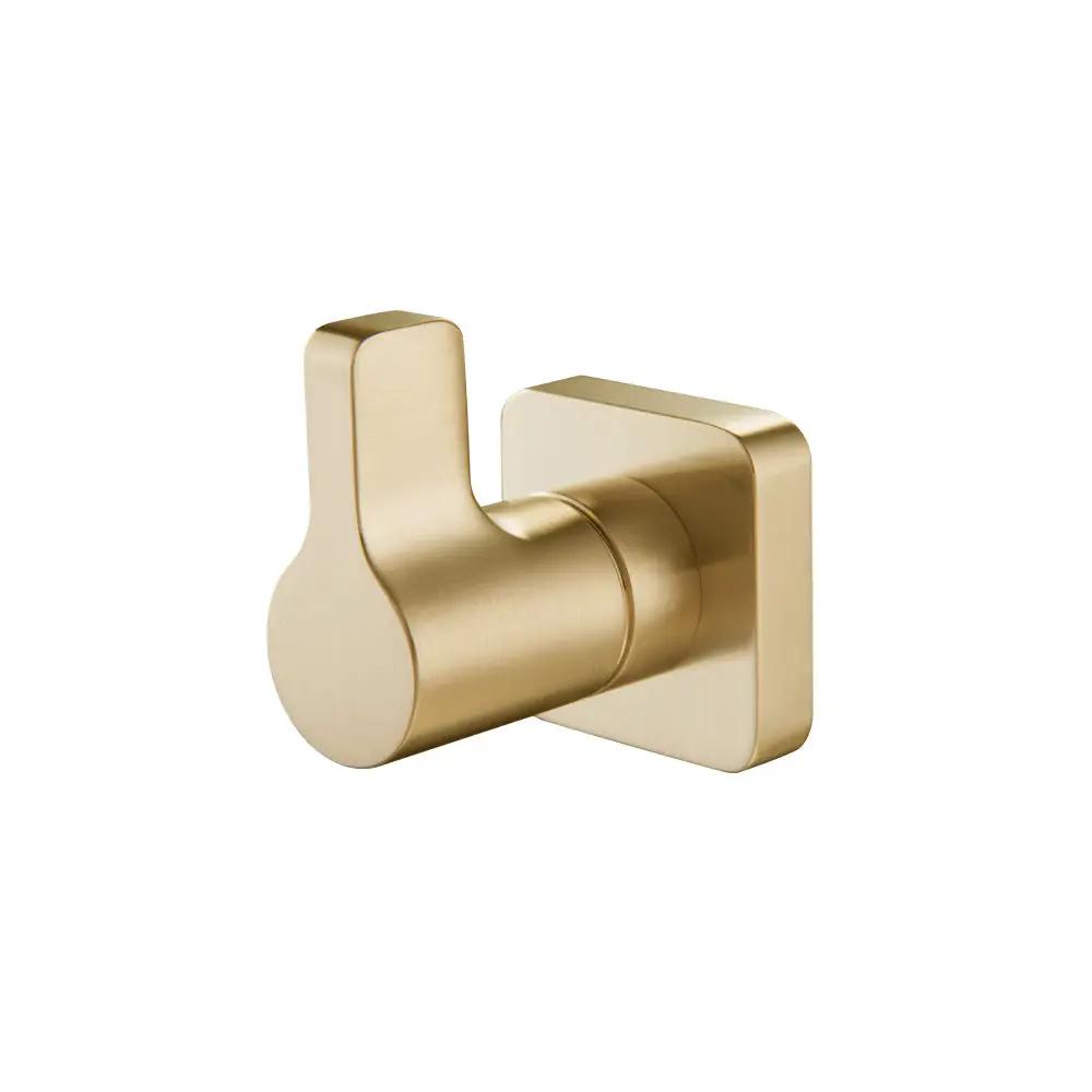 Flusso Serie 260 Brass Bathroom Towel / Robe Hook by Flusso