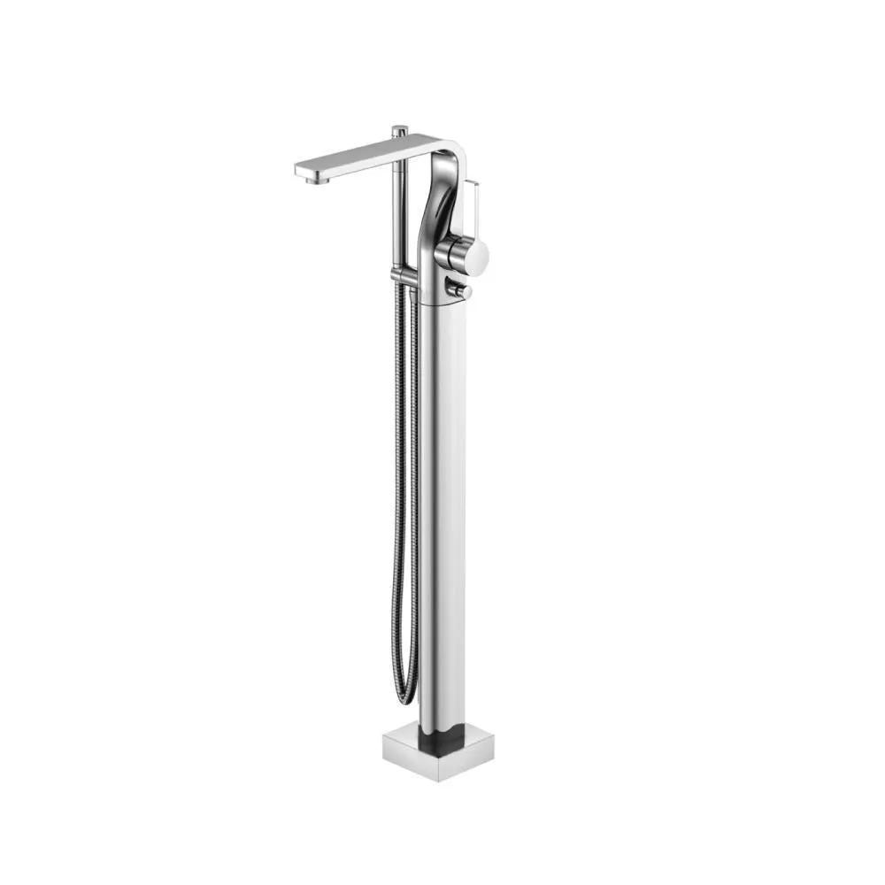 chrome tub filler