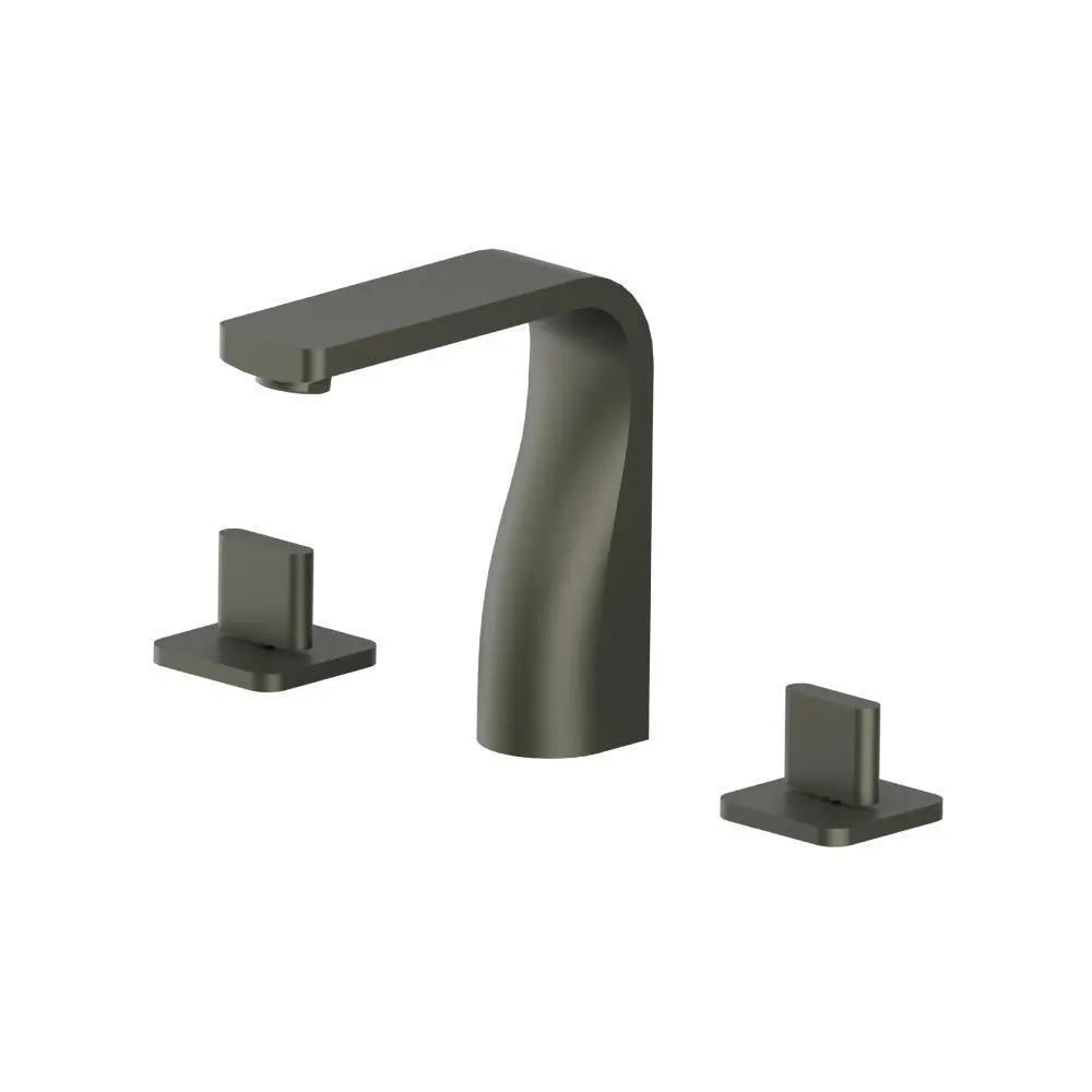 Flusso Serie 260 Three Hole 8" Widespread Two Handle Bathroom Faucet by Flusso