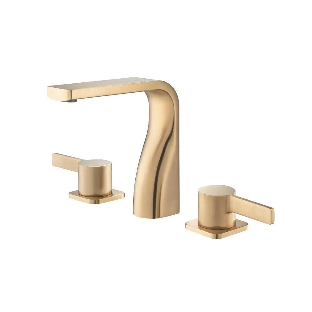 Flusso Serie 260 Three Hole 8" Widespread Two Handle Bathroom Faucet by Flusso