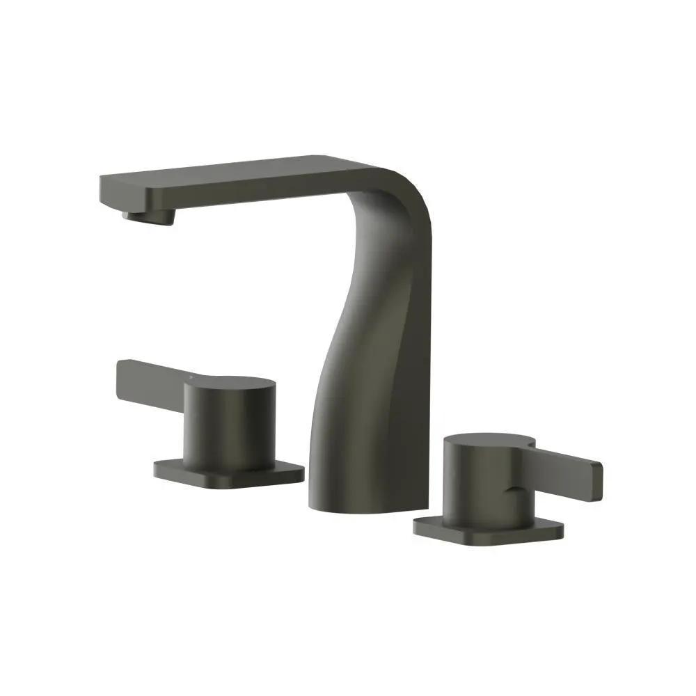 Flusso Serie 260 Three Hole 8" Widespread Two Handle Bathroom Faucet by Flusso