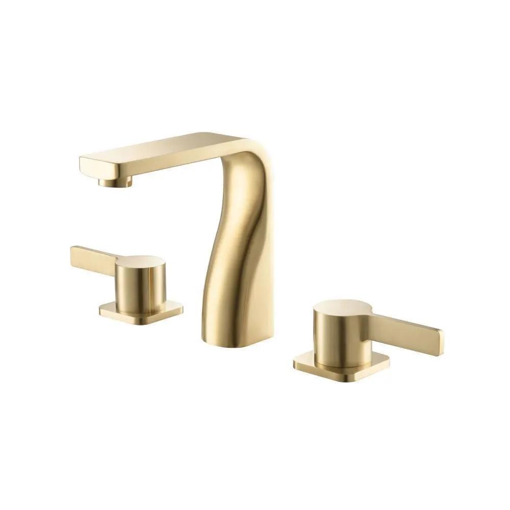 Flusso Serie 260 Three Hole 8" Widespread Two Handle Bathroom Faucet by Flusso