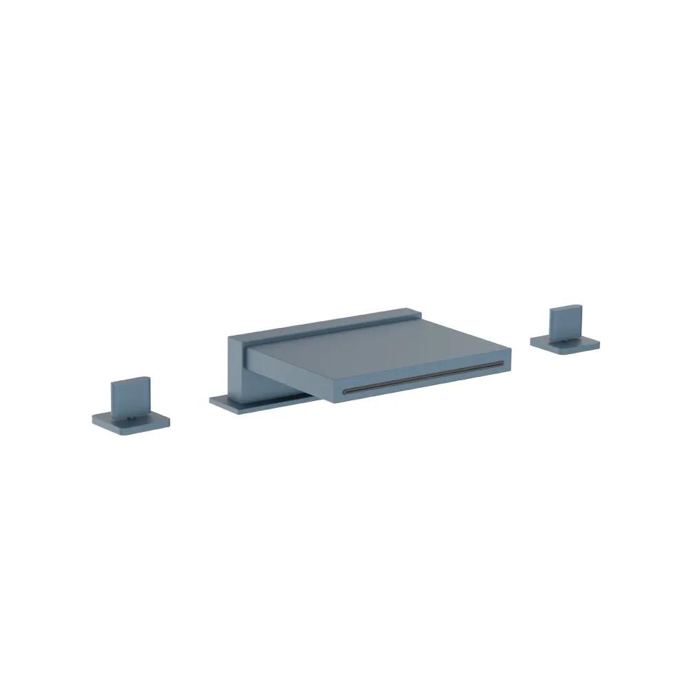 Flusso Serie 260 3 Hole Deck Mount Cascade / Sheet Flow Roman Tub Faucet by Flusso