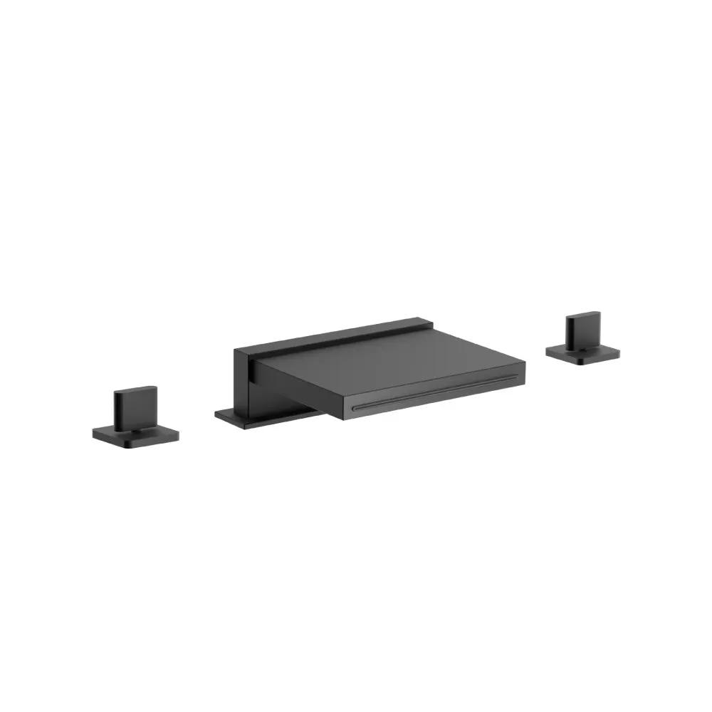 Flusso Serie 260 3 Hole Deck Mount Cascade / Sheet Flow Roman Tub Faucet by Flusso