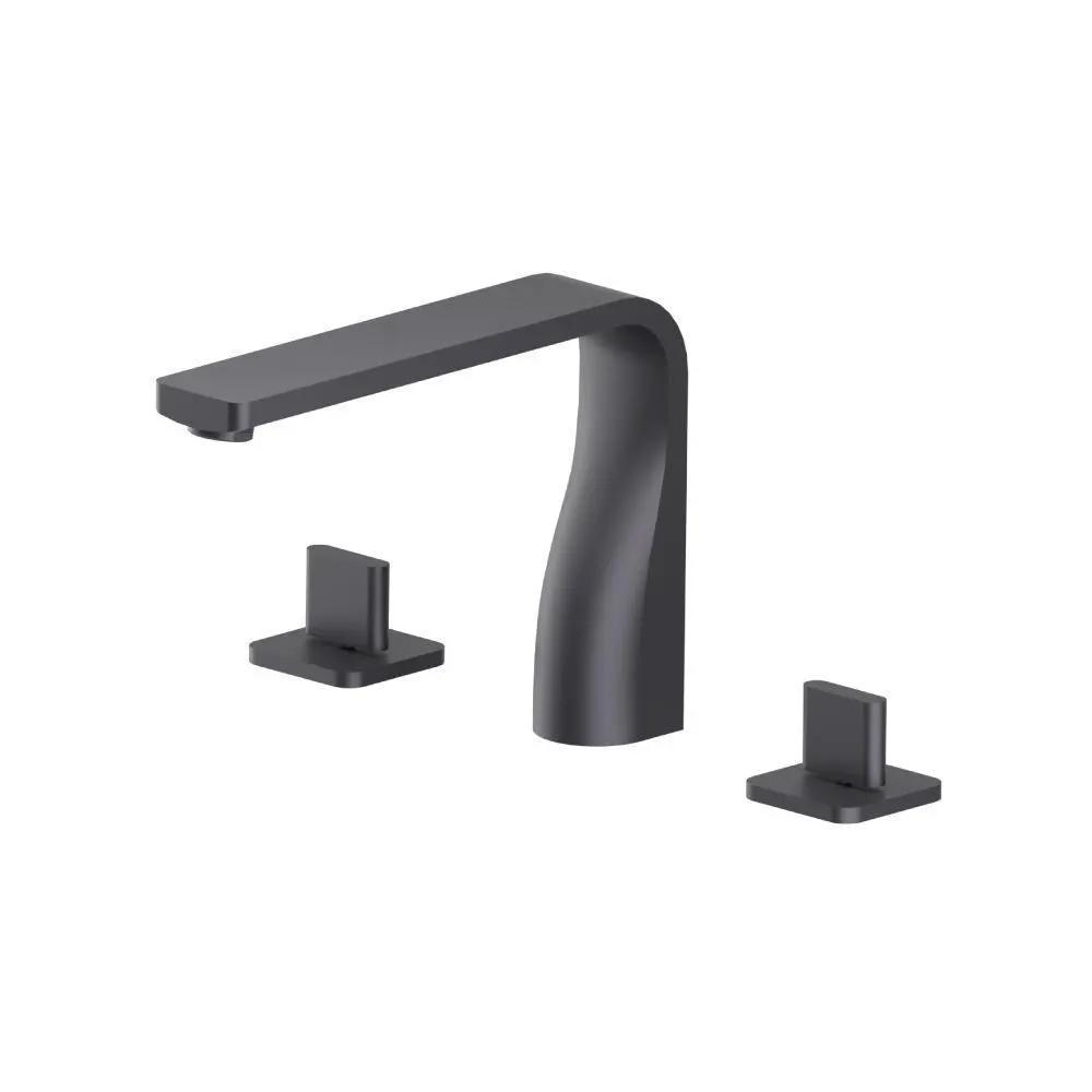 Flusso Serie 260 3 Hole Deck Mount Roman Tub Faucet by Flusso