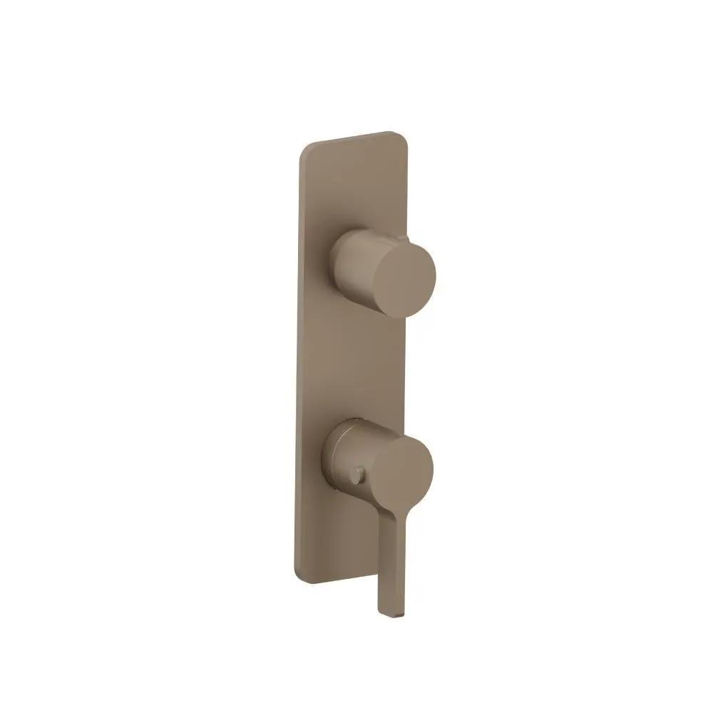 Flusso Serie 260 3/4" Horizontal Thermostatic Shower Valve and Trim - 1- Output by Flusso