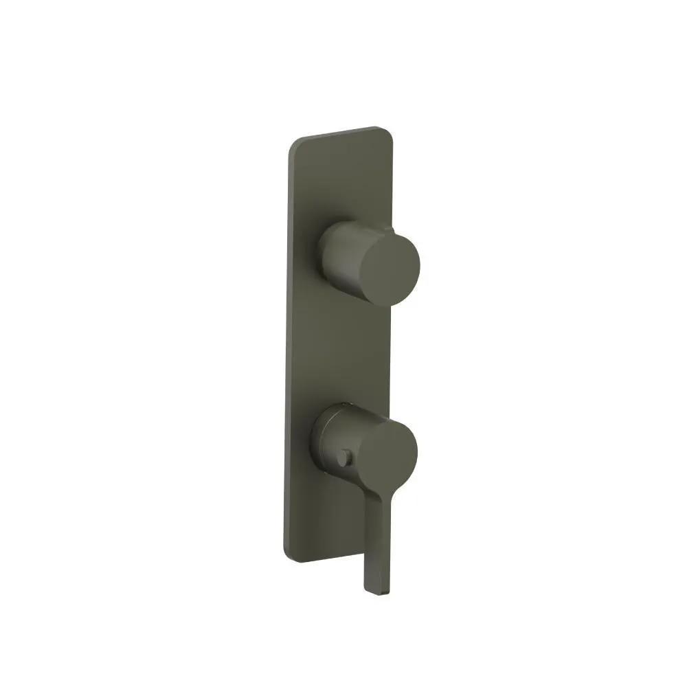 Flusso Serie 260 3/4" Horizontal Thermostatic Shower Valve and Trim - 1- Output by Flusso