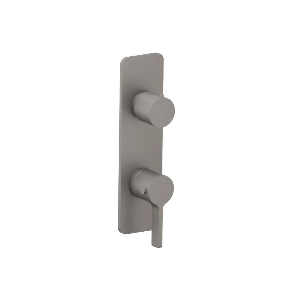 Flusso Serie 260 3/4" Horizontal Thermostatic Shower Valve and Trim - 1- Output by Flusso