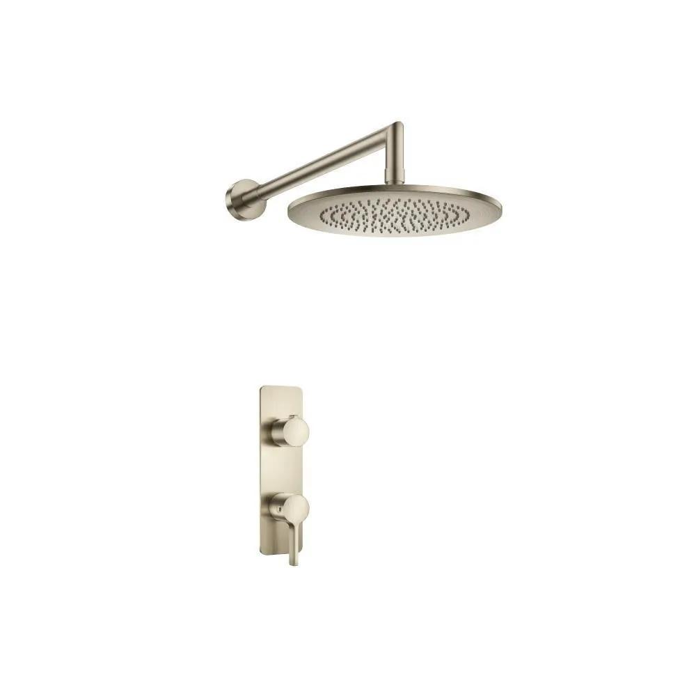 Flusso Serie 260 Single Output Shower Set with Shower Head and Arm by Flusso